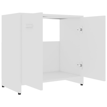 vidaXL Ντουλάπι Νιπτήρα Λευκό 60x33x61cm από Επεξ. Ξύλο 1 τεμ.