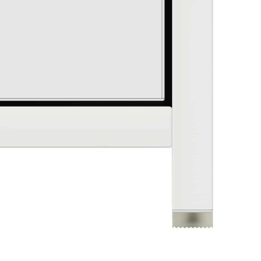 vidaXL Στήλη Μπάνιου Λευκή 30x30x183,5cm από Επεξεργασμένο Ξύλο 1 τεμ.