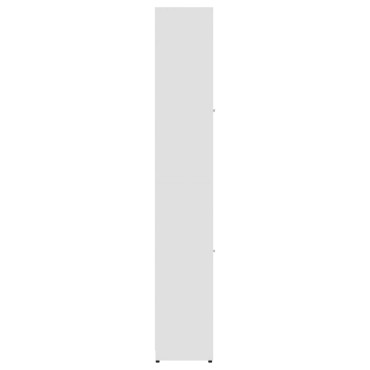 vidaXL Στήλη Μπάνιου Λευκή 30x30x183,5cm από Επεξεργασμένο Ξύλο 1 τεμ.