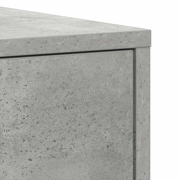 vidaXL Στήλη Μπάνιου Γκρι Σκυροδέματος 30x30x183,5cm Επεξεργ. Ξύλο 1 τεμ.