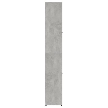 vidaXL Στήλη Μπάνιου Γκρι Σκυροδέματος 30x30x183,5cm Επεξεργ. Ξύλο 1 τεμ.