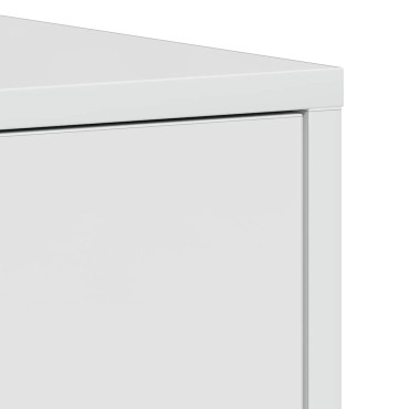 vidaXL Στήλη Μπάνιου Γυαλιστερό Λευκό 30x30x183,5cm Επεξεργασμ. Ξύλο 1 τεμ.