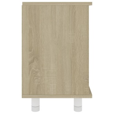 vidaXL Ντουλάπι Νιπτήρα Sonoma Δρυς 60x32x53,5cm από Επεξ. Ξύλο 1 τεμ.