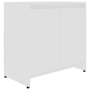 vidaXL Ντουλάπι Νιπτήρα Λευκό 60x33x61cm από Επεξ. Ξύλο 1 τεμ.