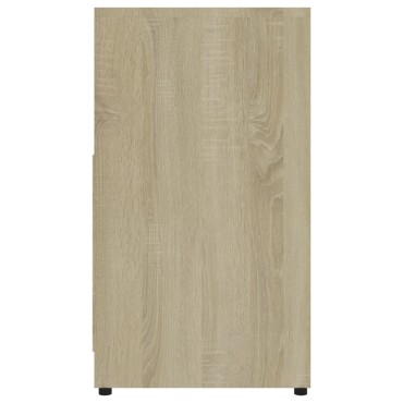 vidaXL Ντουλάπι Νιπτήρα Sonoma Δρυς 60x33x61cm από Επεξ. Ξύλο 1 τεμ.