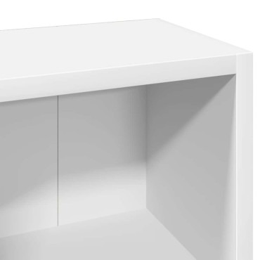 vidaXL Έπιπλα για CD 2 τεμ. Λευκά 21x16x93,5cm από Μοριοσανίδα