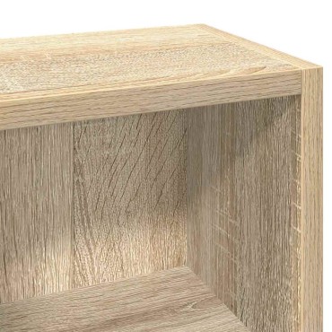 vidaXL Έπιπλα για CD 2 τεμ. Sonoma Δρυς 21x16x93,5cm από Μοριοσανίδα