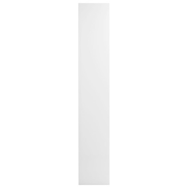 vidaXL Έπιπλα CD 2 τεμ. Γυαλιστερό Λευκό 21x16x93,5cm Μοριοσανίδα
