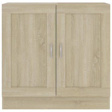 vidaXL Βιβλιοθήκη Χρώμα Sonoma Δρυς 82,5x30,5x80cm Επεξ. Ξύλο 1 τεμ.