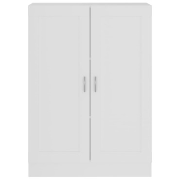 vidaXL Βιβλιοθήκη Λευκή 82,5x30,5x115cm Επεξ. Ξύλο 1 τεμ.
