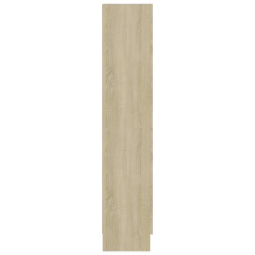 vidaXL Βιβλιοθήκη Χρώμα Sonoma Δρυς 82,5x30,5x150cm Επεξ. Ξύλο 1 τεμ.