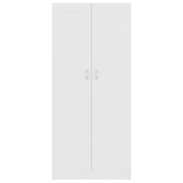 vidaXL Βιβλιοθήκη Λευκή 82,5x30,5x185,5cm Επεξ. Ξύλο 1 τεμ.