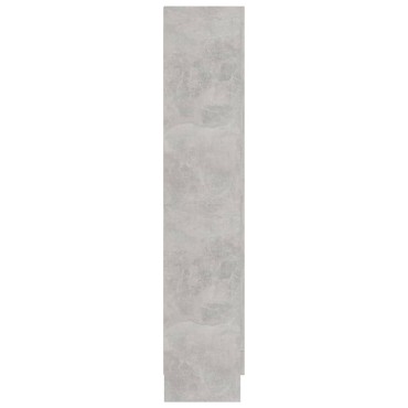 vidaXL Βιτρίνα Γκρι του Σκυροδέματος 82,5x30,5x150cm Επεξ. Ξύλο 1 τεμ.