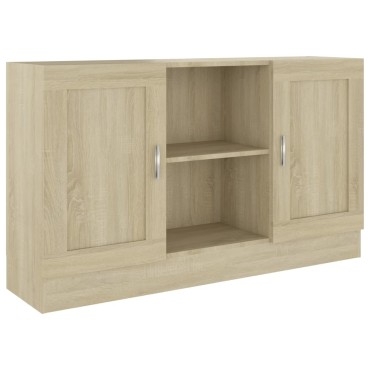 vidaXL Μπουφές Χρώμα Sonoma Δρυς 120x30,5x70cm από Επεξ. Ξύλο 1 τεμ.