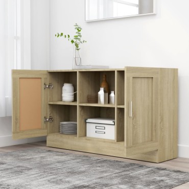 vidaXL Μπουφές Χρώμα Sonoma Δρυς 120x30,5x70cm από Επεξ. Ξύλο 1 τεμ.