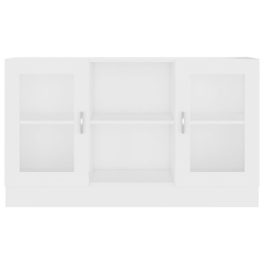 vidaXL Βιτρίνα Λευκή 120x30,5x70cm από Επεξ. Ξύλο 1 τεμ.