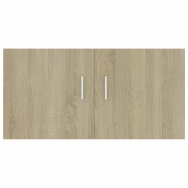 vidaXL Ντουλάπι Επιτοίχιο Sonoma Δρυς 80x39x40cm από Επεξ. Ξύλο 1 τεμ.
