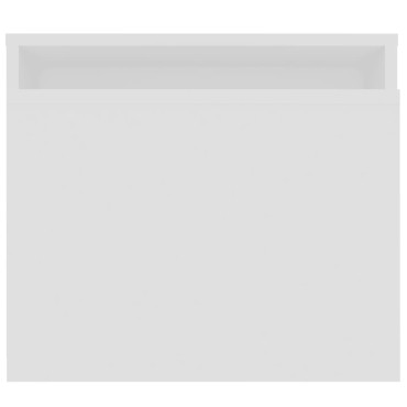 vidaXL Σετ Τραπεζάκια Σαλονιού Λευκά 100x48x40cm από Επεξ. Ξύλο