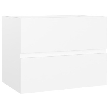 vidaXL Ντουλάπι Νιπτήρα Λευκό 60x38,5x45cm από Επεξεργασμένο Ξύλο 1 τεμ.
