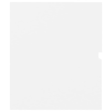 vidaXL Ντουλάπι Νιπτήρα Λευκό 60x38,5x45cm από Επεξεργασμένο Ξύλο 1 τεμ.