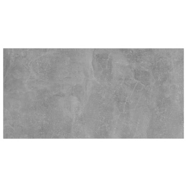 vidaXL Ράφια Βιβλιοθήκης 4 τεμ. Γκρι Σκυροδ. 40x20x1,5cm Επεξ.Ξύλο