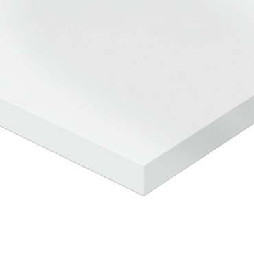 vidaXL Ράφια Βιβλιοθήκης 4 τεμ. Γυαλ. Λευκό 40x20x1,5cm Επεξ.Ξύλο