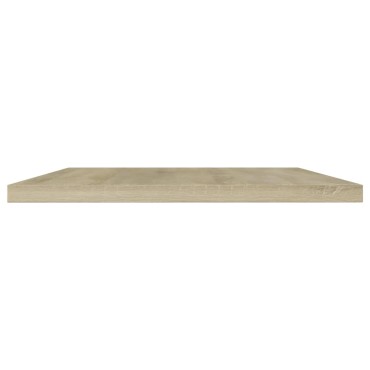 vidaXL Ράφια Βιβλιοθήκης 4 τεμ. Sonoma Δρυς 40x30x1,5cm Επεξ.Ξύλο
