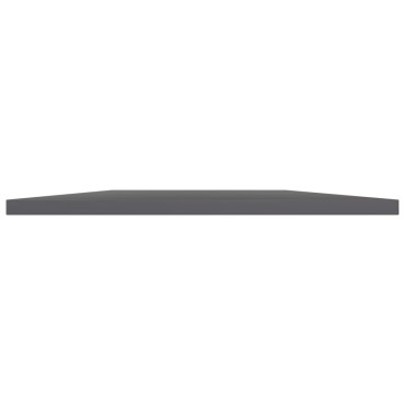 vidaXL Ράφια Βιβλιοθήκης 8 τεμ. Γυαλ. Γκρι 40x50x1,5cm Επεξ.Ξύλο