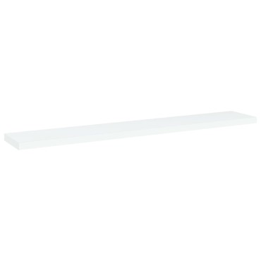 vidaXL Ράφια Βιβλιοθήκης 4 τεμ. Λευκά 60x10x1,5cm από Επεξ.Ξύλο
