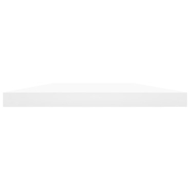 vidaXL Ράφια Βιβλιοθήκης 4 τεμ. Λευκά 60x10x1,5cm από Επεξ.Ξύλο