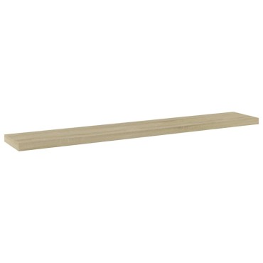 vidaXL Ράφια Βιβλιοθήκης 4 τεμ. Sonoma Δρυς 60x10x1,5cm Μοριοσανίδα