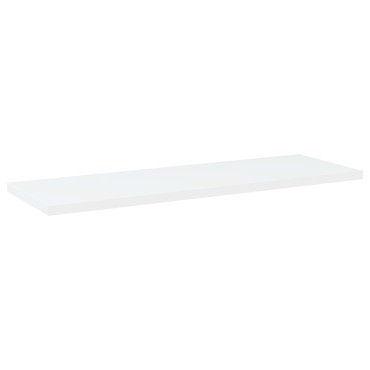 vidaXL Ράφια Βιβλιοθήκης 4 τεμ. Λευκά 60x20x1,5cm από Επεξ.Ξύλο