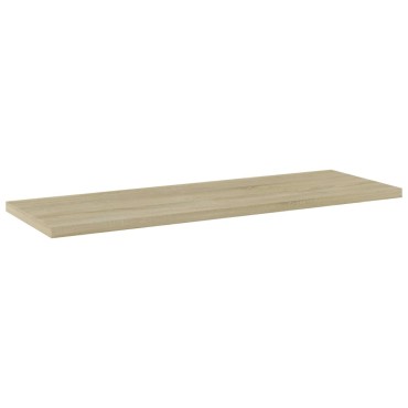 vidaXL Ράφια Βιβλιοθήκης 4 τεμ. Sonoma Δρυς 60x20x1,5cm Μοριοσανίδα