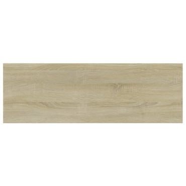 vidaXL Ράφια Βιβλιοθήκης 4 τεμ. Sonoma Δρυς 60x20x1,5cm Μοριοσανίδα