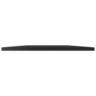 vidaXL Ράφια Βιβλιοθήκης 8 τεμ. Γυαλ. Μαύρο 60x50x1,5cm Επεξ. Ξύλο