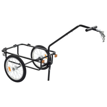 vidaXL Τρέιλερ ποδηλάτου Μπλε 155x60x83 εκ. Ατσάλι