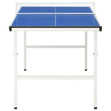 vidaXL Τραπέζι Ping Pong με Φιλέ Μπλε 152 x 76 x 66 εκ.