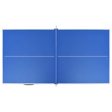 vidaXL Τραπέζι Ping Pong με Φιλέ Μπλε 152 x 76 x 66 εκ.