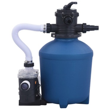 vidaXL Αντλία / Φίλτρο Άμμου με Χρονοδιακόπτη 530 W 10980 Λίτρα/Ώρα