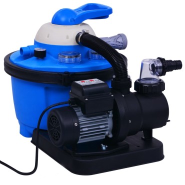 vidaXL Αντλία / Φίλτρο Άμμου με Χρονοδιακόπτη 450 W 25 Λίτρα