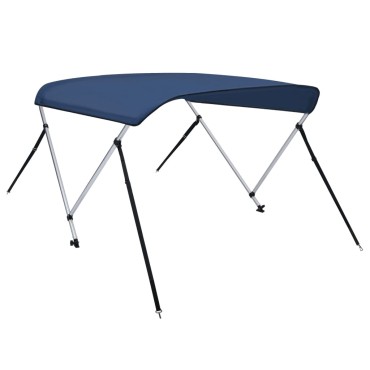 vidaXL Τέντα Σκάφους με 2 Αψίδες Μπλε 150x120x110 εκ.