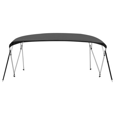 vidaXL Τέντα Σκάφους με 4 Αψίδες Ανθρακί 243x(230-244)x137  εκ.