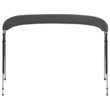 vidaXL Τέντα Σκάφους με 4 Αψίδες Ανθρακί 243x(230-244)x137  εκ.