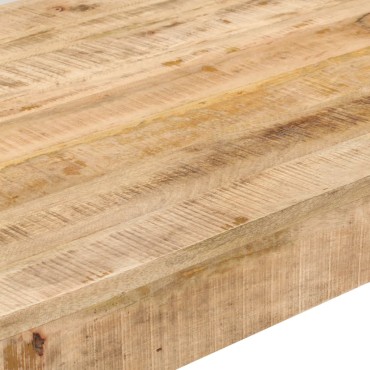 vidaXL Τραπεζαρία 160x80x76cm από Μασίφ Ξύλο Μάνγκο 1 τεμ.