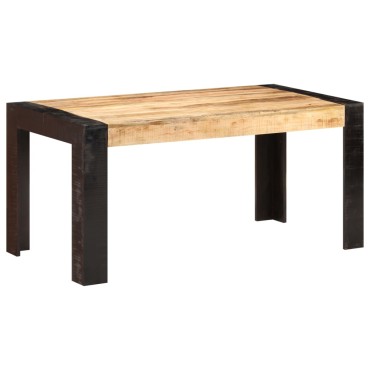 vidaXL Τραπεζαρία 160x80x76cm από Μασίφ Ξύλο Μάνγκο 1 τεμ.