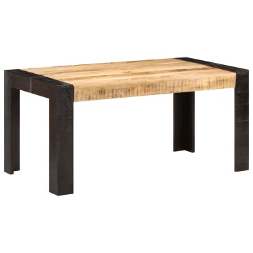 vidaXL Τραπεζαρία 160x80x76cm από Μασίφ Ξύλο Μάνγκο 1 τεμ.