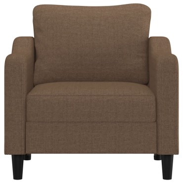 vidaXL Πολυθρόνα Καφέ Υφασμάτινη 78x77x80cm 1 τεμ. Γωνιακός