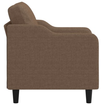 vidaXL Πολυθρόνα Καφέ Υφασμάτινη 78x77x80cm 1 τεμ. Γωνιακός