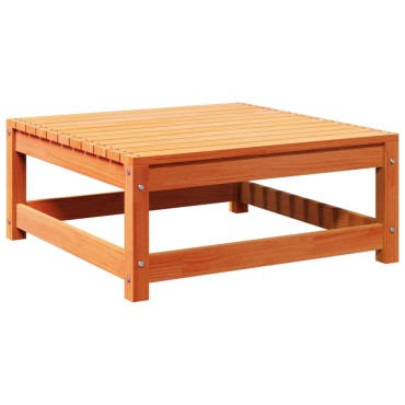 vidaXL Υποπόδιο Κήπου Καφέ 70x70x30cm από Μασίφ Ξύλο Πεύκου 1 τεμ. Γωνιακός