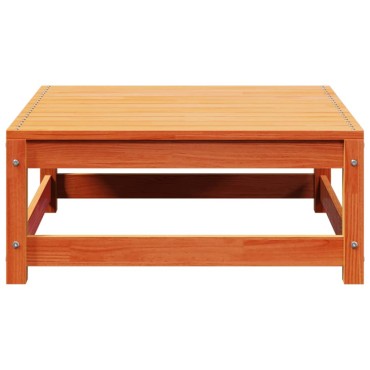 vidaXL Υποπόδιο Κήπου Καφέ 70x70x30cm από Μασίφ Ξύλο Πεύκου 1 τεμ. Γωνιακός